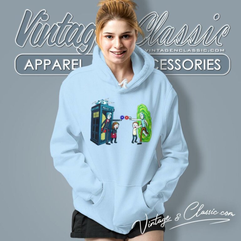 Doctor Who X Rick And Morty Hoodie Doctor Who X Rick And Morty Hoodie