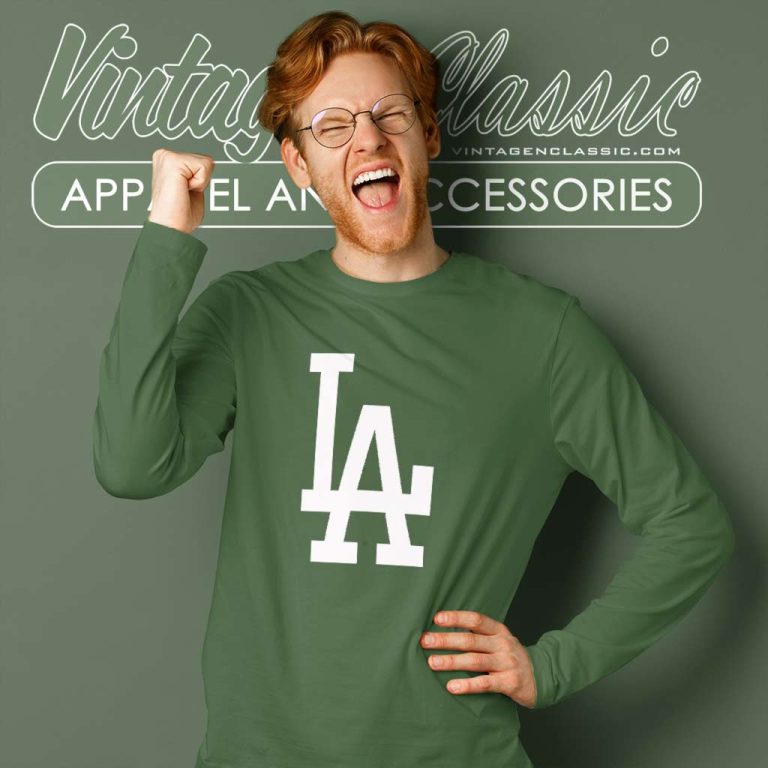 Dodgers Team Logo Classic Long Sleeve Tee Dodgers Team Logo Classic Long Sleeve Tee