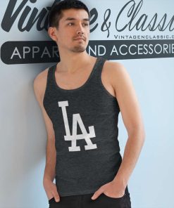 Dodgers Team Logo Classic Tank Top Racerback
