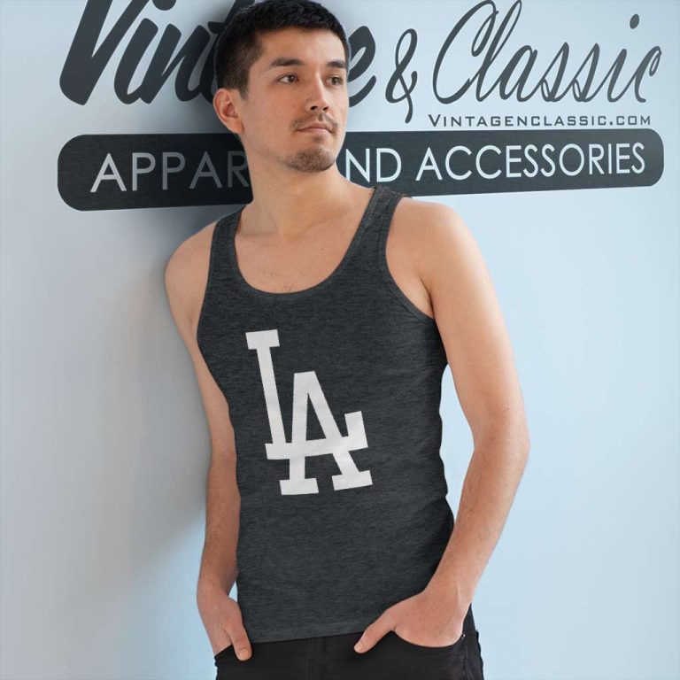 Dodgers Team Logo Classic Tank Top Racerback Dodgers Team Logo Classic Tank Top Racerback
