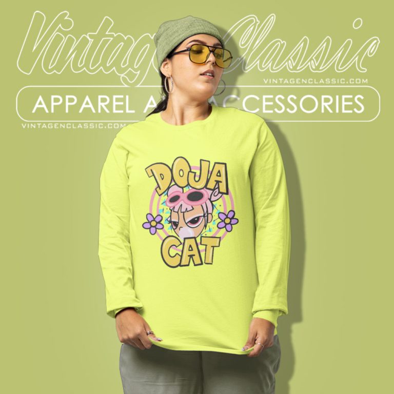 Doja Cat Cartoon Funny Long Sleeve Tee Doja Cat Cartoon Funny Long Sleeve Tee