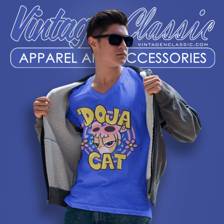 Doja Cat Cartoon Funny V Neck TShirt Doja Cat Cartoon Funny V Neck TShirt