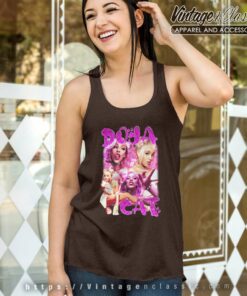 Doja Cat Hot Pink Tank Top Racerback