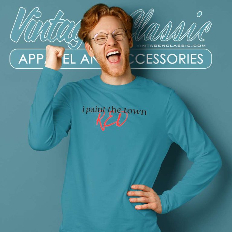 Doja Cat Logo Shirt Paint The Town Red Long Sleeve Tee Doja Cat Logo Shirt Paint The Town Red Long Sleeve Tee