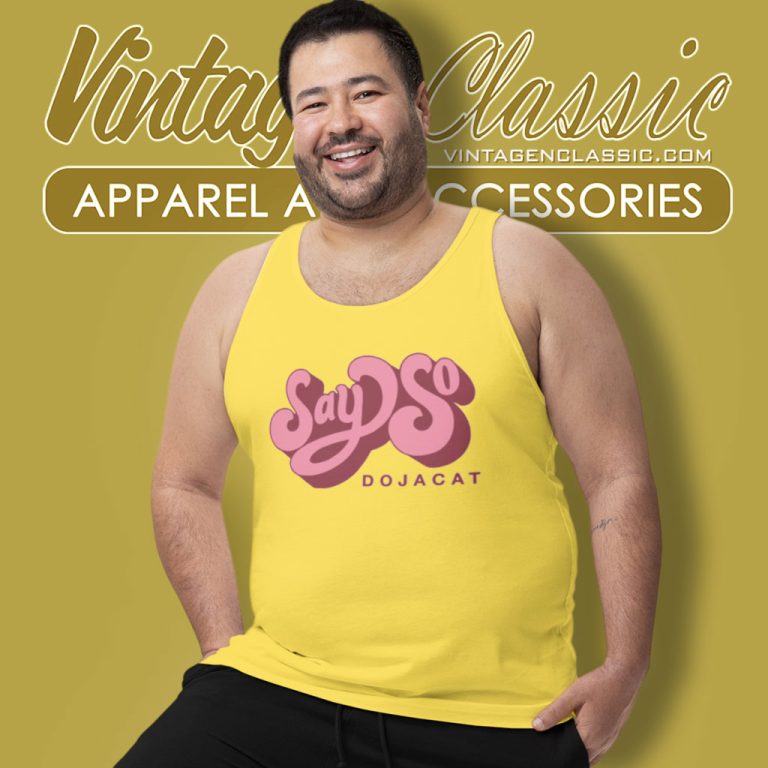 Doja Cat Merch Say So Tank Top Racerback Doja Cat Merch Say So Tank Top Racerback