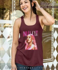 Doja Cat Pink Tank Top Racerback