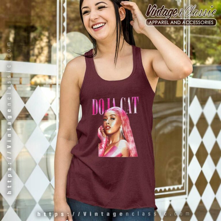 Doja Cat Pink Tank Top Racerback Doja Cat Pink Tank Top Racerback