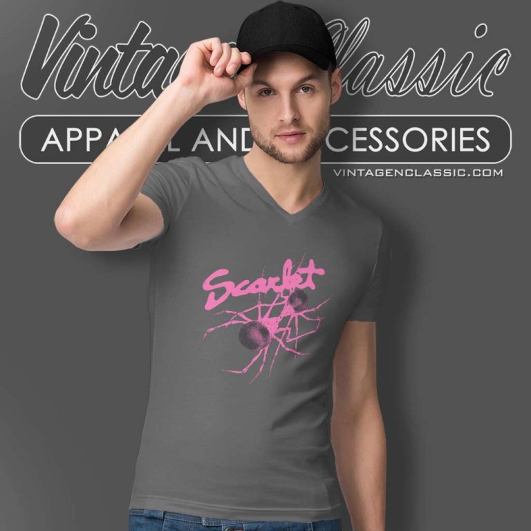 Doja Cat Scarlet Music Tour V Neck TShirt Doja Cat Scarlet Music Tour V Neck TShirt