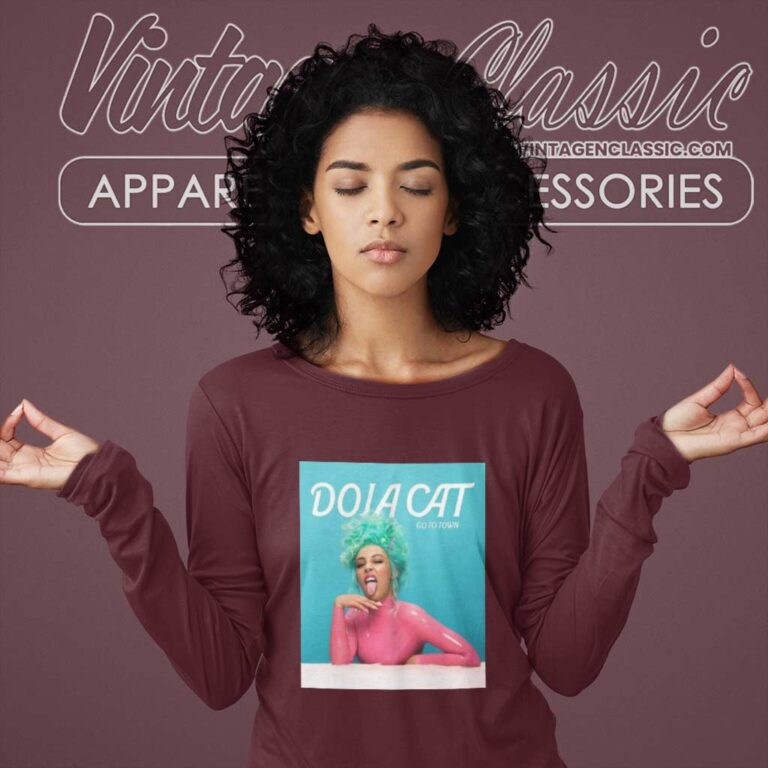 Doja Cat Shirt Go To Town Long Sleeve Tee Doja Cat Shirt Go To Town Long Sleeve Tee