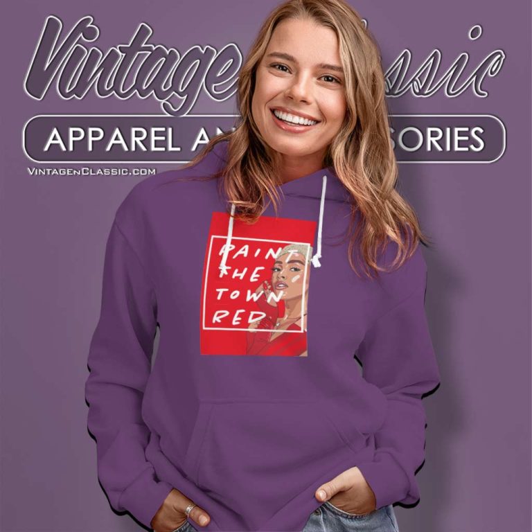 Doja Cat Shirt Paint The Town Red Hoodie Doja Cat Shirt Paint The Town Red Hoodie