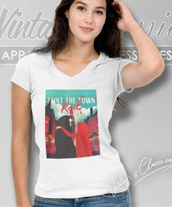 Doja Cat Shirt Paint The Town Red Poster 5 Doja Cat Shirt Paint The Town Red Poster V Neck TShirt
