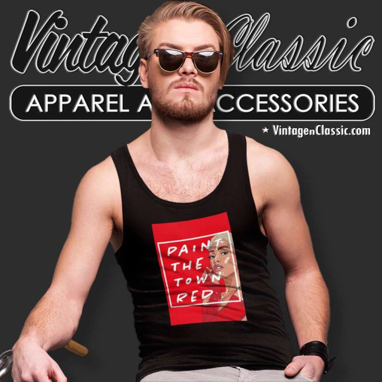 Doja Cat Shirt Paint The Town Red Tank Top Racerback Doja Cat Shirt Paint The Town Red Tank Top Racerback