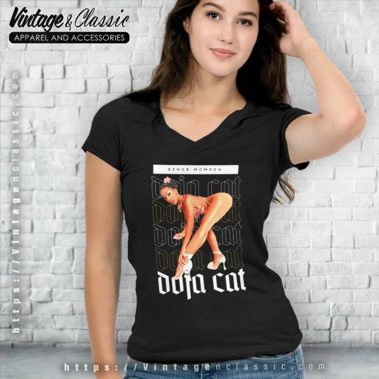 Doja Cat Shirt Sexy Since Mcmxcv V Neck TShirt Doja Cat Shirt Sexy Since Mcmxcv V Neck TShirt