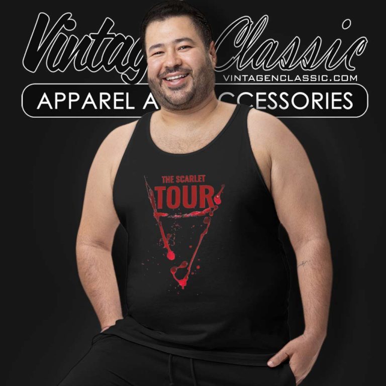 Doja Cat The Scarlet Tour 2023 Tank Top Racerback Doja Cat The Scarlet Tour 2023 Tank Top Racerback
