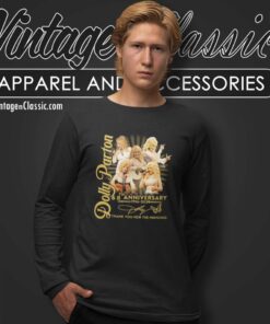 Dolly Parton 68th Anniversary Thank You For The Memories Long Sleeve Tee