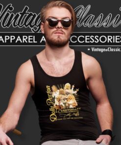 Dolly Parton 68th Anniversary Thank You For The Memories Tank Top Racerback