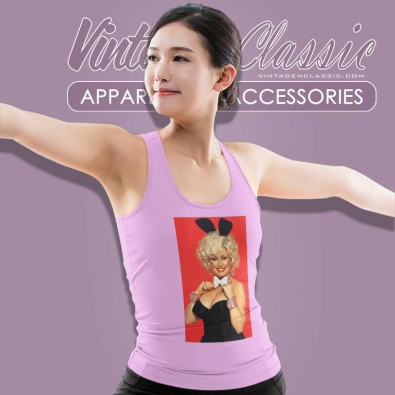 Dolly Parton Bunny Men Tank Top Racerback Dolly Parton Bunny Men Tank Top Racerback