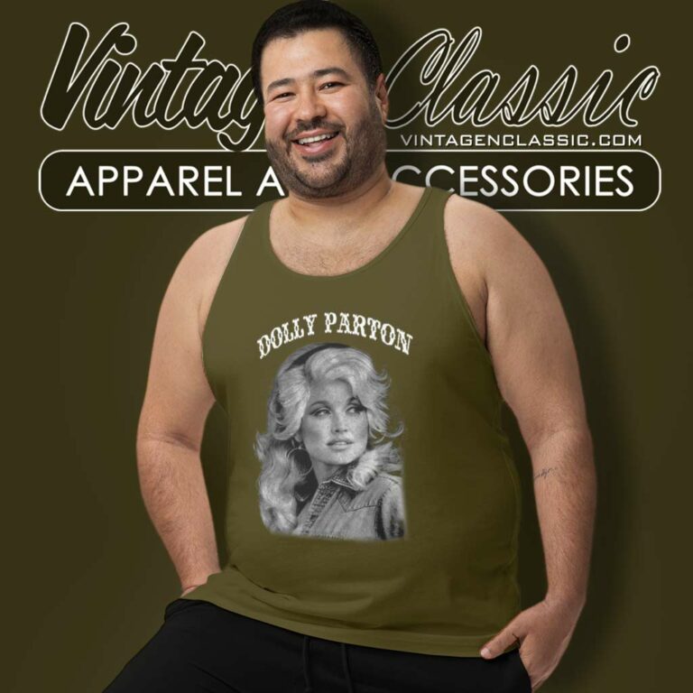 Dolly Parton Classic Vintage Tank Top Racerback Dolly Parton Classic Vintage Tank Top Racerback