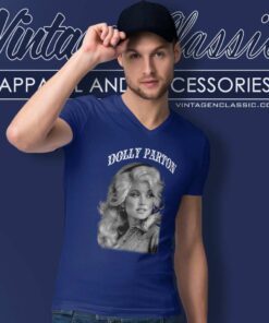 Dolly Parton Classic Vintage V Neck TShirt