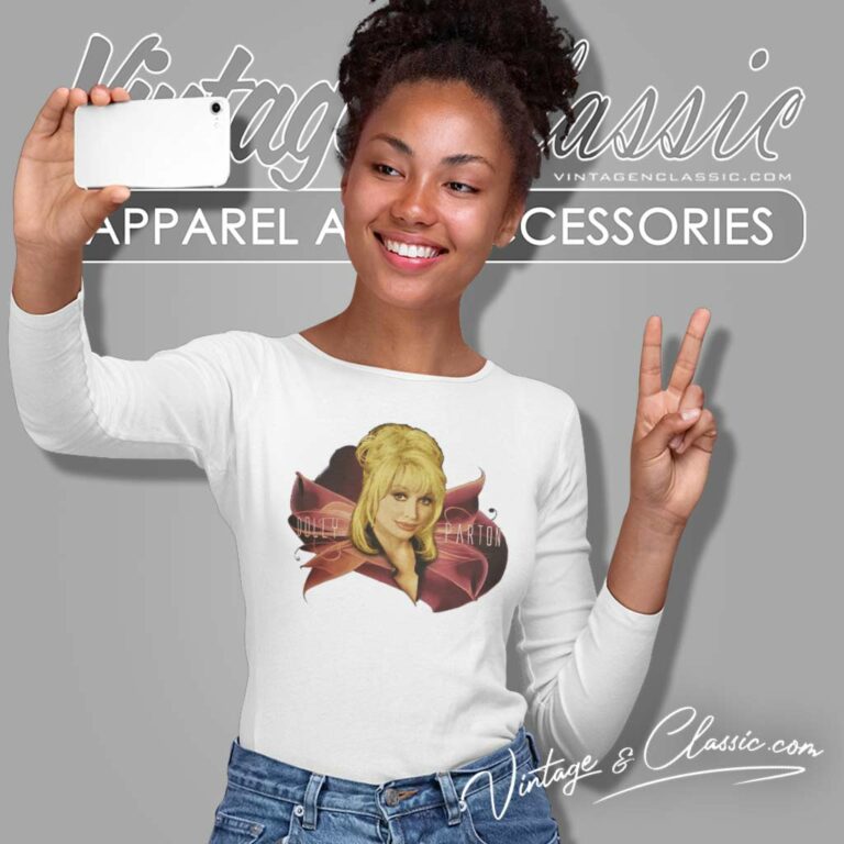 Dolly Parton Country Music Diva Tour 90s Long Sleeve Tee Dolly Parton Country Music Diva Tour 90s Long Sleeve Tee