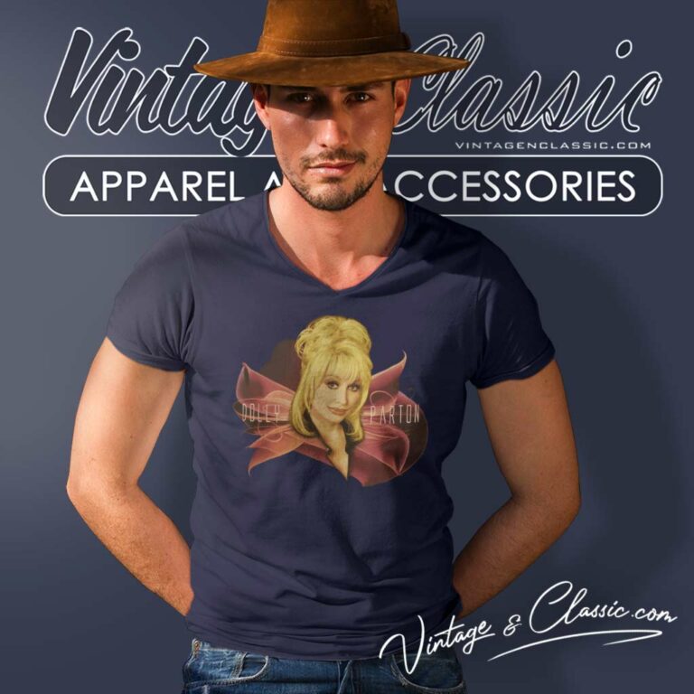 Dolly Parton Country Music Diva Tour 90s V Neck TShirt Dolly Parton Country Music Diva Tour 90s V Neck TShirt