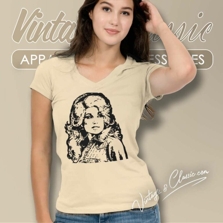 Dolly Parton Music Legend Singer V Neck TShirt Dolly Parton Music Legend Singer V Neck TShirt