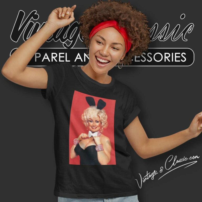 Dolly Parton Playboy Bunny Women TShirt Dolly Parton Playboy Bunny Women TShirt