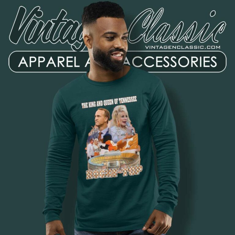 Dolly Parton Rocky Top Shirt The King And Queen Of Tennessee Long Sleeve Tee Dolly Parton Rocky Top Shirt The King And Queen Of Tennessee Long Sleeve Tee