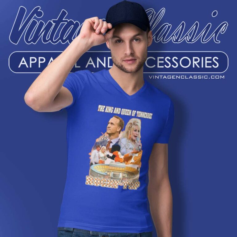Dolly Parton Rocky Top Shirt The King And Queen Of Tennessee V Neck TShirt Dolly Parton Rocky Top Shirt The King And Queen Of Tennessee V Neck TShirt