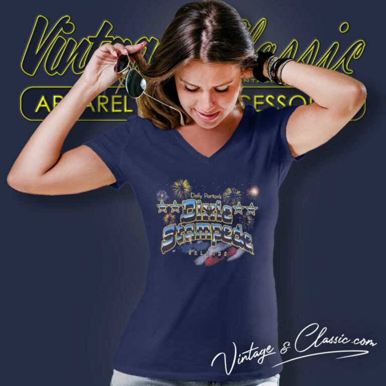 Dolly Parton S Dixie Stampede Orlando V Neck TShirt Dolly Parton S Dixie Stampede Orlando V Neck TShirt