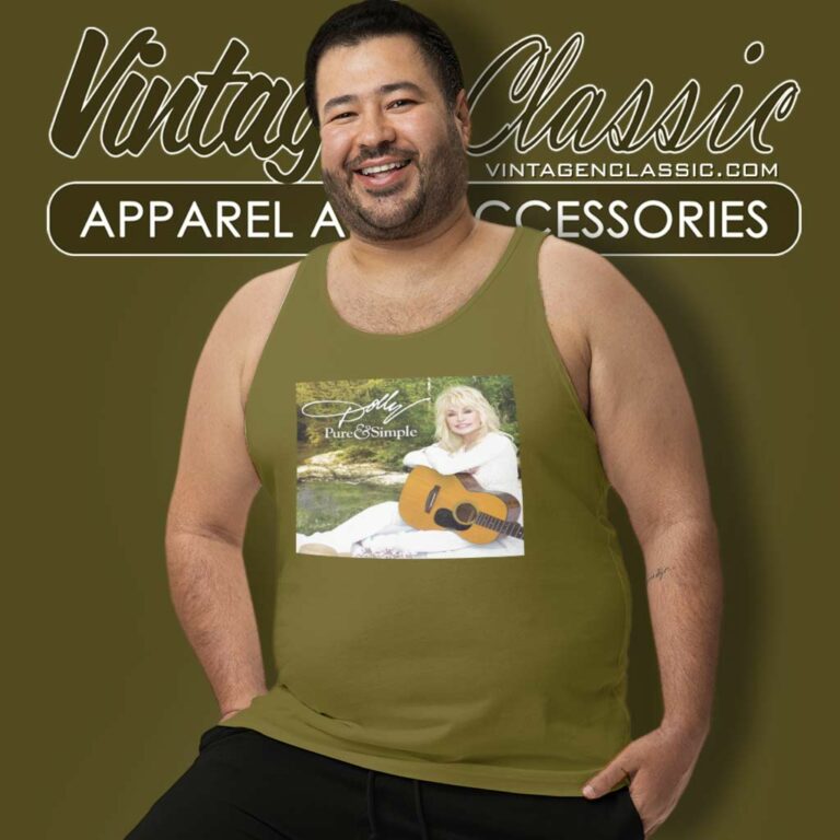 Dolly Parton T Shirt Pure And Simple Album Cover Tank Top Racerback Dolly Parton T Shirt Pure And Simple Album Cover Tank Top Racerback