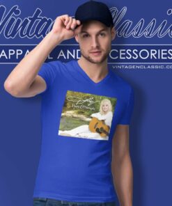 Dolly Parton T Shirt Pure And Simple Album Cover Shirt 5 Dolly Parton T Shirt Pure And Simple Album Cover V Neck TShirt