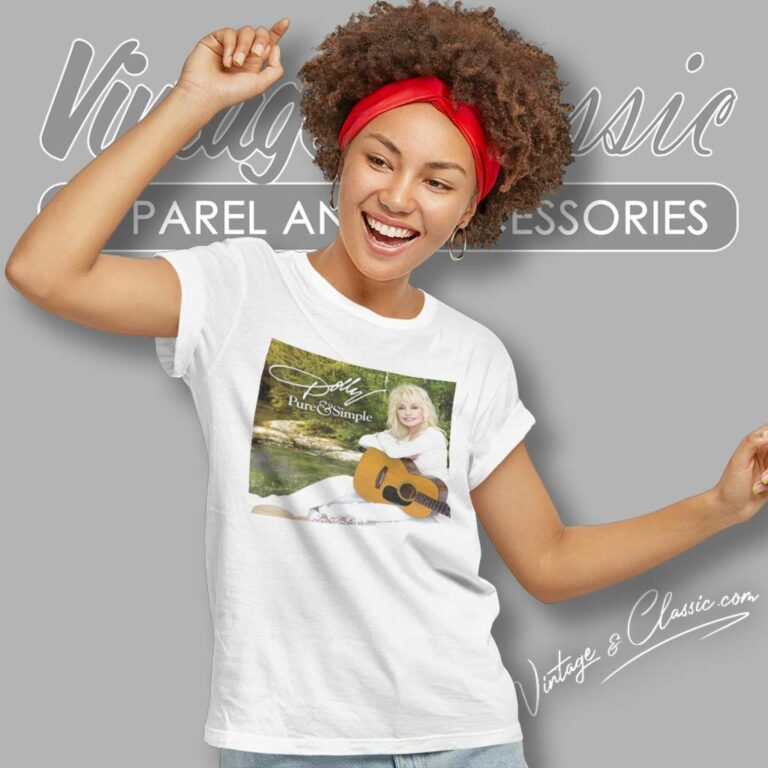 Dolly Parton T Shirt Pure And Simple Album Cover Women TShirt Dolly Parton T Shirt Pure And Simple Album Cover Women TShirt