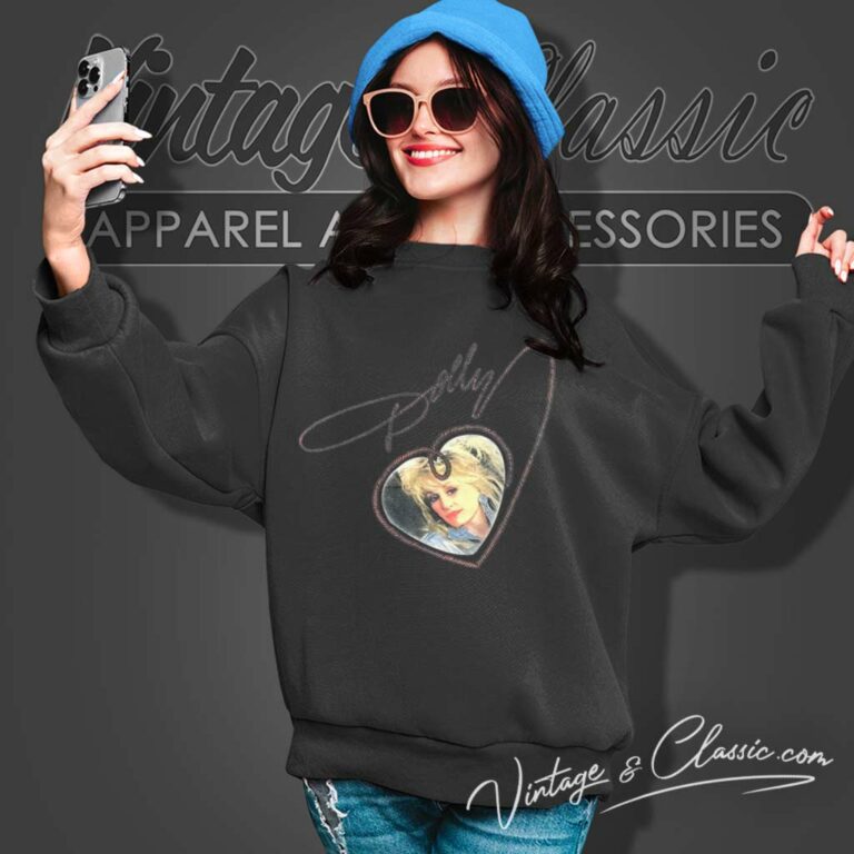Dolly Parton X Heart Shaped Lasso1980s Sweatshirt 1 Dolly Parton X Heart Shaped Lasso1980s Sweatshirt 1