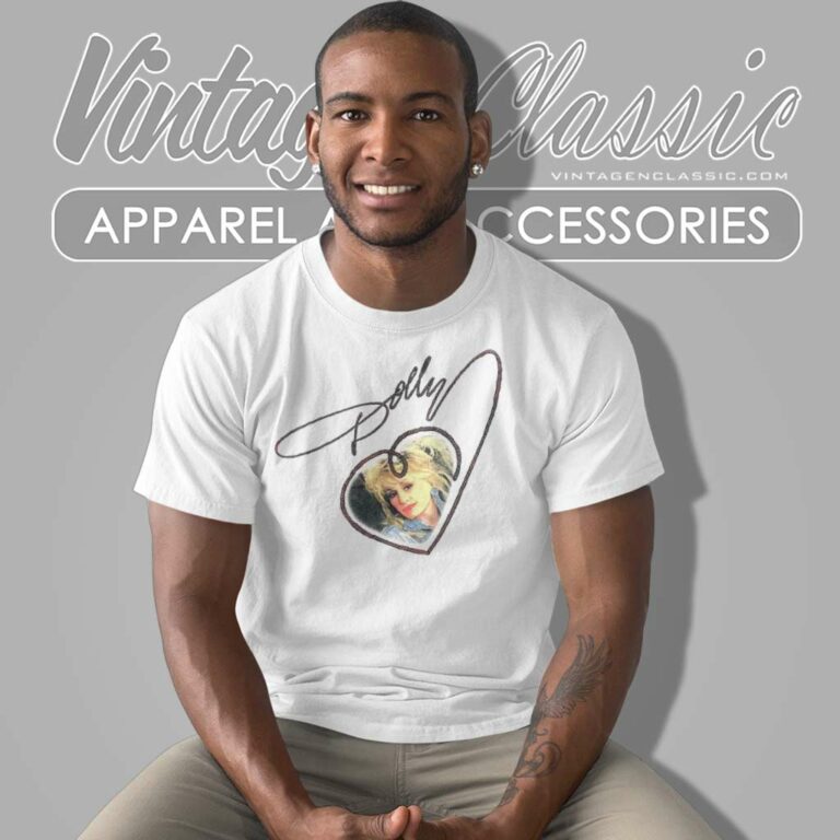 Dolly Parton X Heart Shaped Lasso1980s T Shirt 1 Dolly Parton X Heart Shaped Lasso1980s T Shirt 1