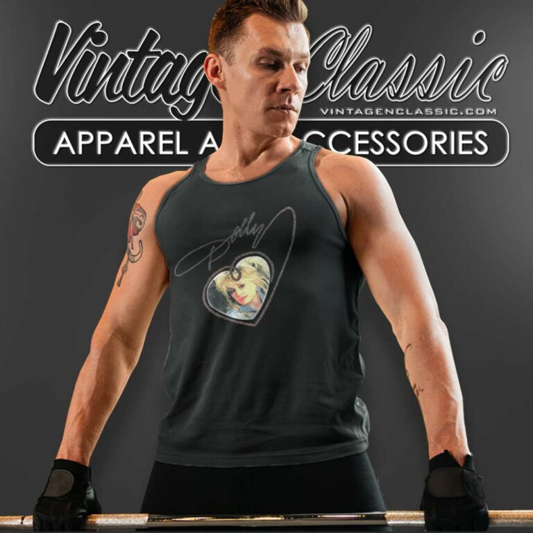 Dolly Parton X Heart Shaped Lasso1980s Tank Top Racerback 1 Dolly Parton X Heart Shaped Lasso1980s Tank Top Racerback 1