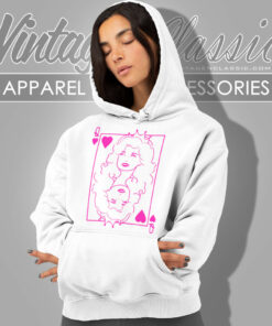 Dolly Playing Card Shirt Queen Of Dolly Parton Hoodie