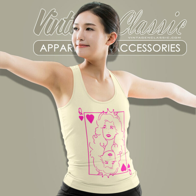 Dolly Playing Card Shirt Queen Of Dolly Parton Tank Top Racerback Dolly Playing Card Shirt Queen Of Dolly Parton Tank Top Racerback