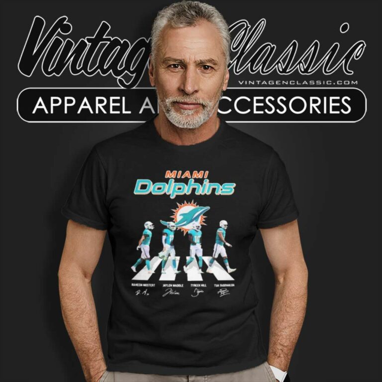 Dolphins Abbey Road Signatures Player T Shirt Dolphins Abbey Road Signatures Player T Shirt