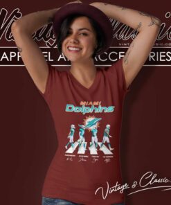 Dolphins Abbey Road Signatures Player V Neck TShirt