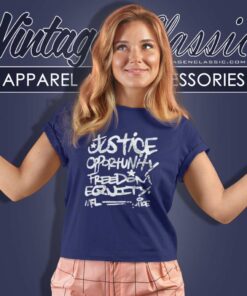 Dolphins Austin Jackson Justice Shirt Justice Opportunity Equity Freedom 4 Dolphins Austin Jackson Justice Shirt Justice Opportunity Equity Freedom Women TShirt