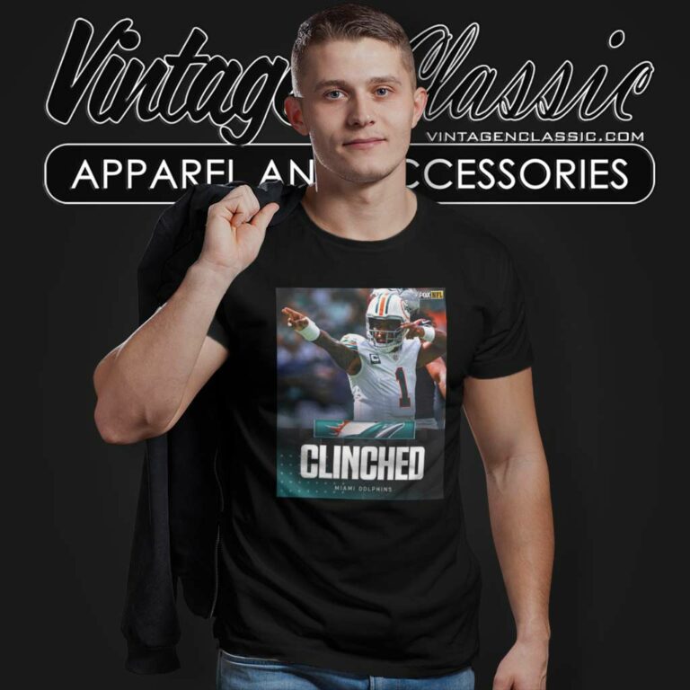 Dolphins Clinched 2023 Nfl Playoffs T Shirt Dolphins Clinched 2023 Nfl Playoffs T Shirt