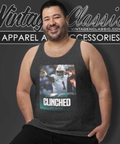 Dolphins Clinched 2023 Nfl Playoffs Tank Top Racerback