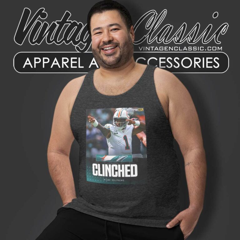 Dolphins Clinched 2023 Nfl Playoffs Tank Top Racerback Dolphins Clinched 2023 Nfl Playoffs Tank Top Racerback