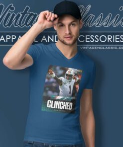 Dolphins Clinched 2023 Nfl Playoffs V Neck TShirt
