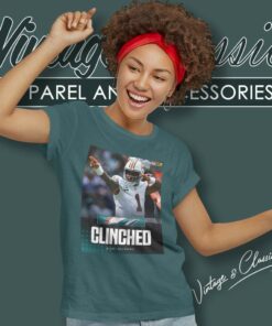 Dolphins Clinched 2023 Nfl Playoffs Women TShirt