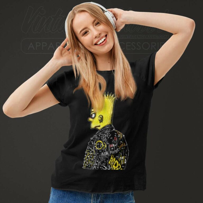 Domrebel Bart Simpson Women TShirt Domrebel Bart Simpson Women TShirt