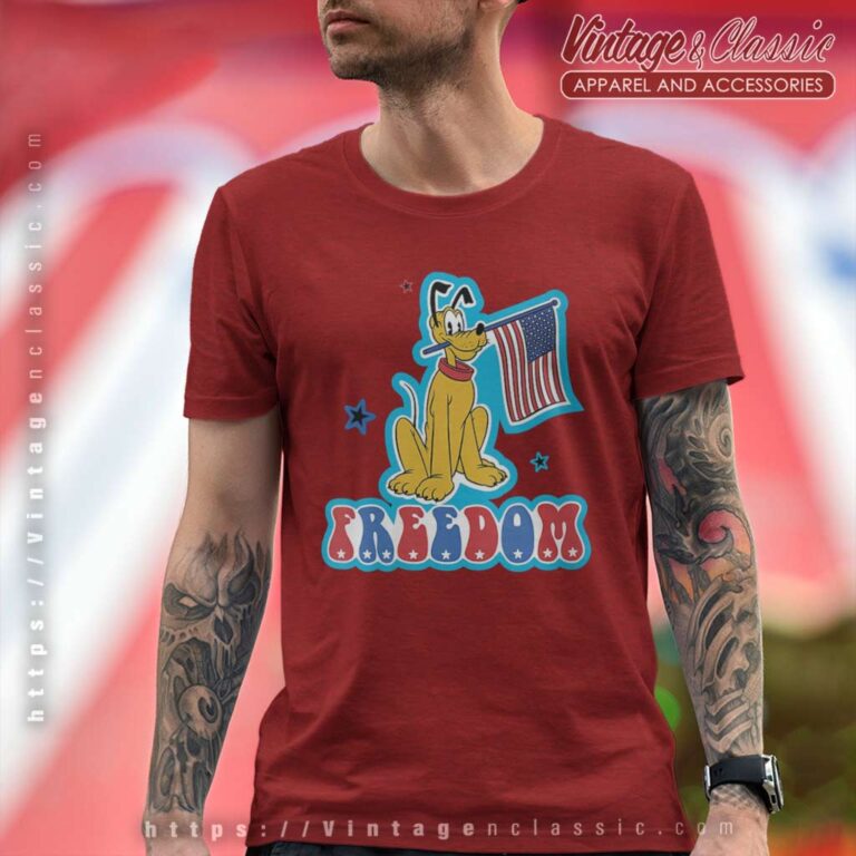 Pluto Disney America Freedom 4th Of July T Shirt Pluto Disney America Freedom 4th Of July T Shirt