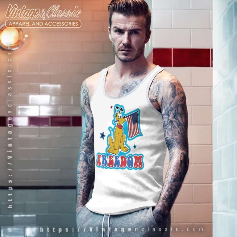 Pluto Disney America Freedom 4th Of July Tank Top Racerback Pluto Disney America Freedom 4th Of July Tank Top Racerback