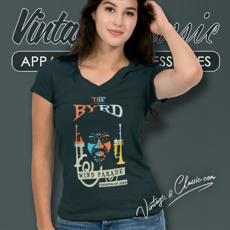Donald Byrd Wind Parade V Neck TShirt Donald Byrd Wind Parade V Neck TShirt
